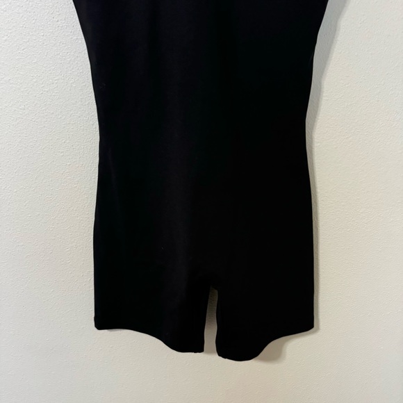 Girlfriend Collective Bike Unitard Black Bodysuit Workout Loungewear-Small - Picture 6 of 8
